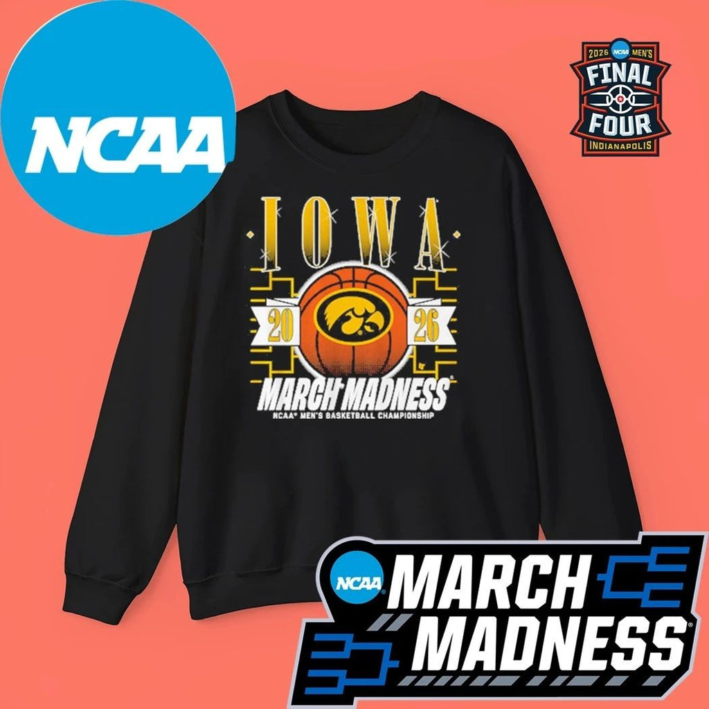 Iowa Hawkeyes MBB 2026 NCAA Women’s Basketball Championship March Madness Logo Shirt