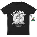 Custom Photo Pencil Sketch Dirty Hoes Garden Society - Personalized T Shirt