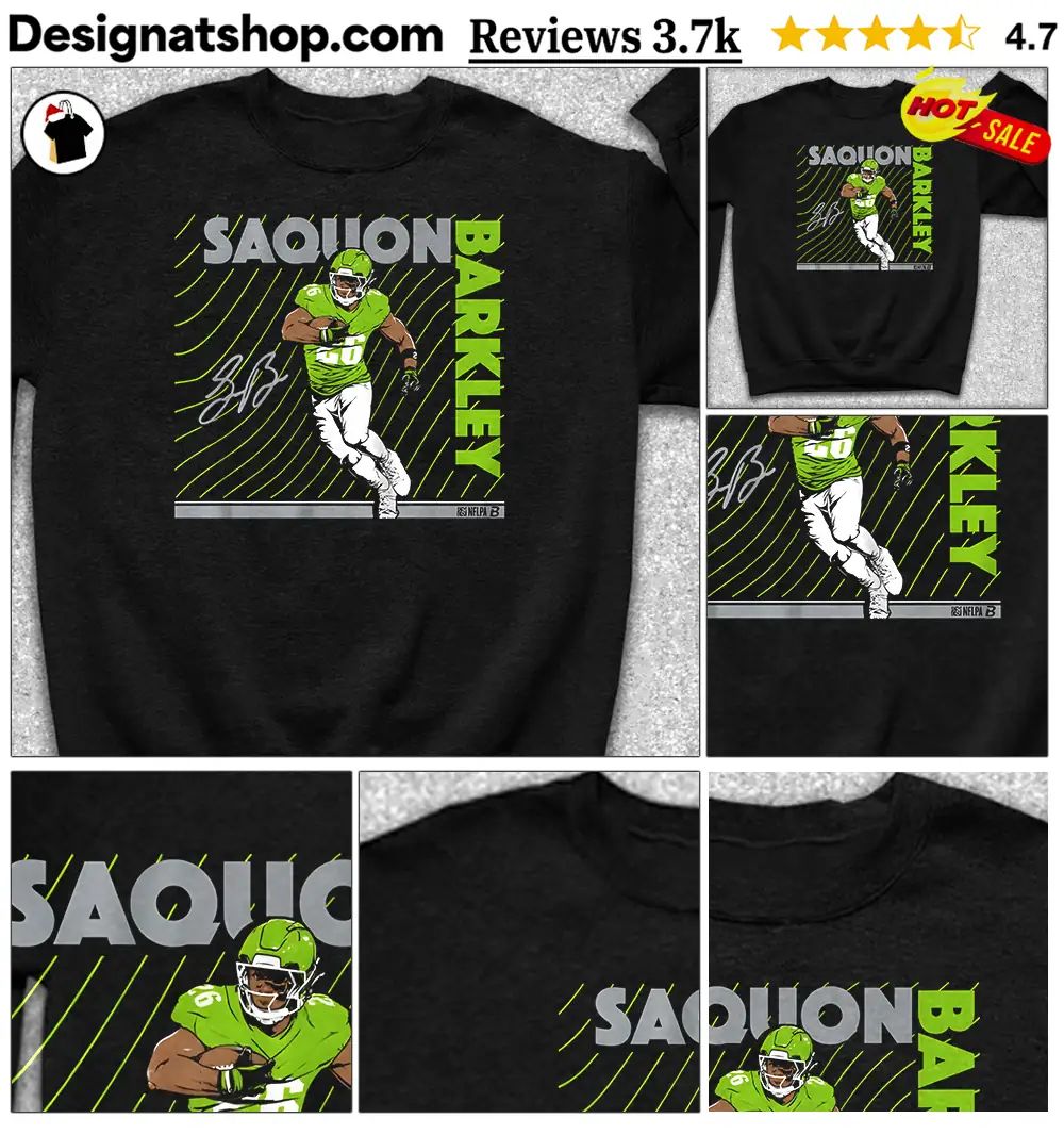 Saquon Barkley Neon Nights Philadelphia signature shirt