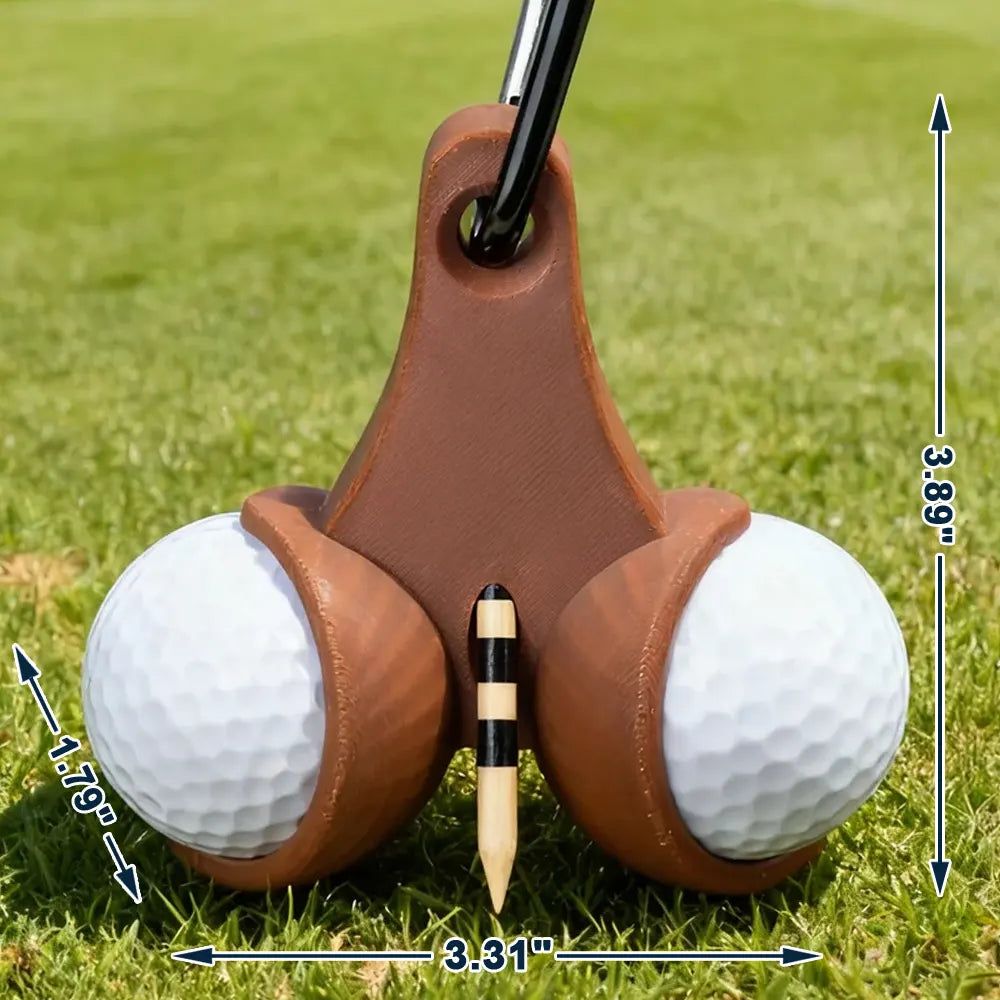 Custom Photo My Lucky Balls - Personalized 3D Printed Golf Ball Tee Holder