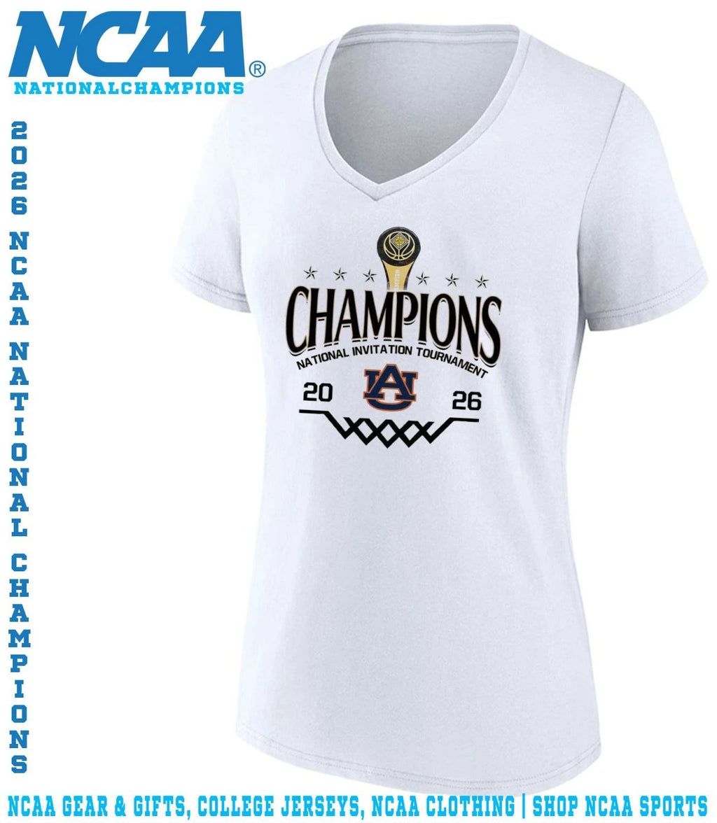 Auburn Tigers 2026 NIT National Invitation Tournament Champions trophy shirt