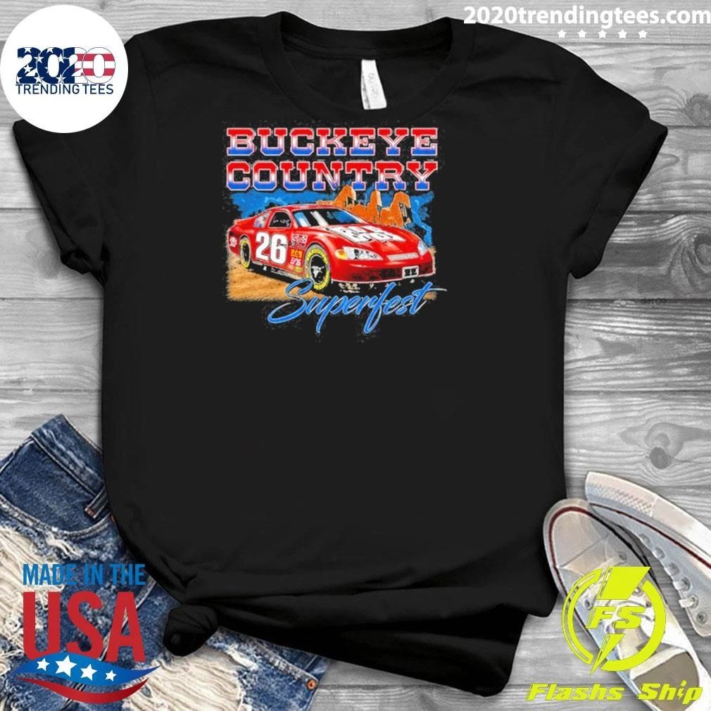 Buckeye Country Superfest 2026 Racing Car Shirt