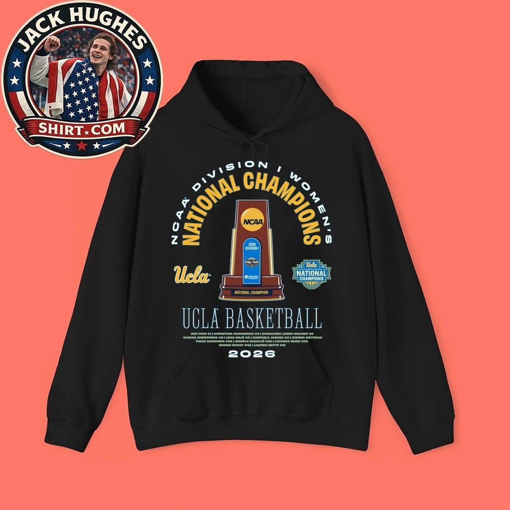 UCLA Bruins Basketball Final Four 2026 NCAA Division I Women’s National Champions Logo Shirt