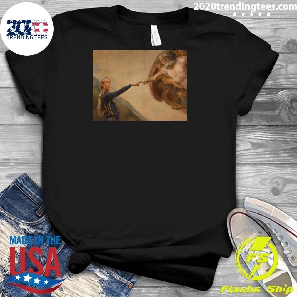 The Creation of Adam Basketball Parody Indiana Fever Shirt