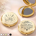 To My Daughter Hope You See What I See - Personalized Compact Mirror
