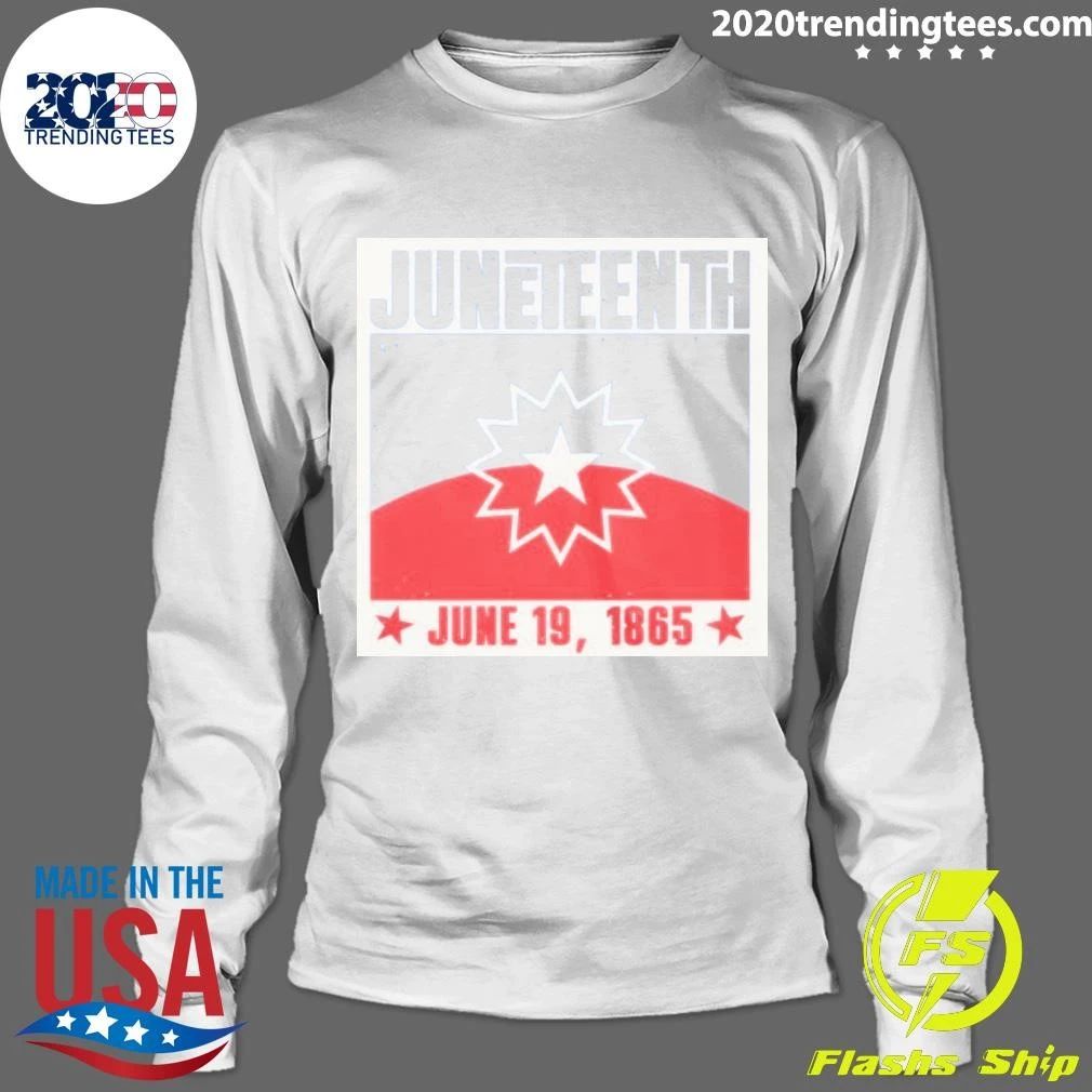 Juneteenth Red White Blue Freedom Flag 1865 Emancipation Day Shirt