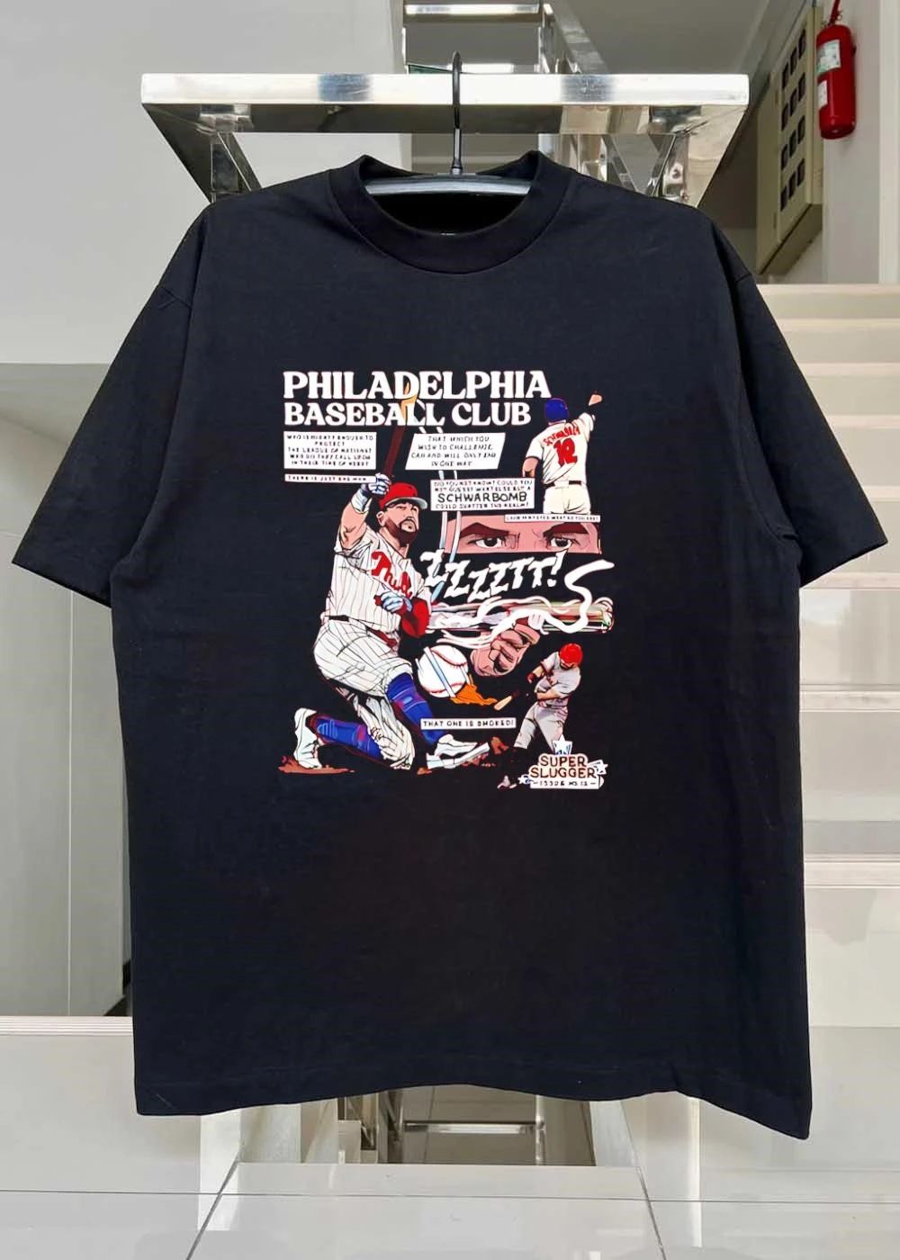 Kyle Schwarber Philadelphia Baseball Club Super Slugger T-Shirt