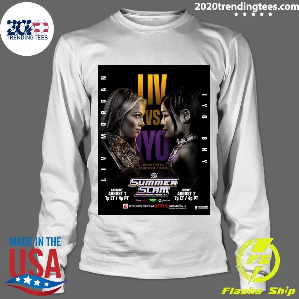 Liv Morgan Vs. Iyo Sky For The Women’s World Championship At Summerslam 2026 Shirt