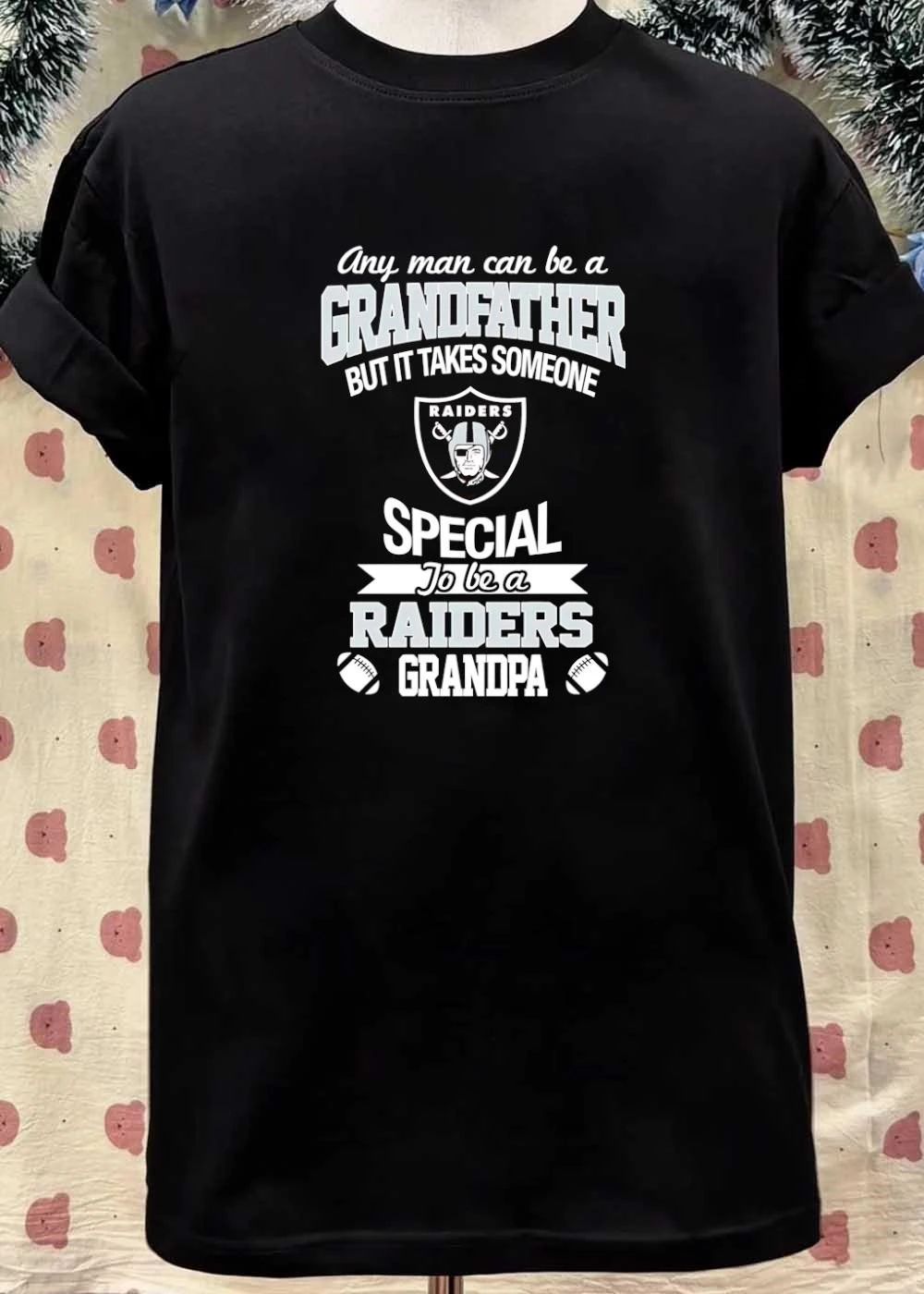 Any Man Can Be a Grandfather but It Takes Someone Special to be a Raiders Grandpa shirt