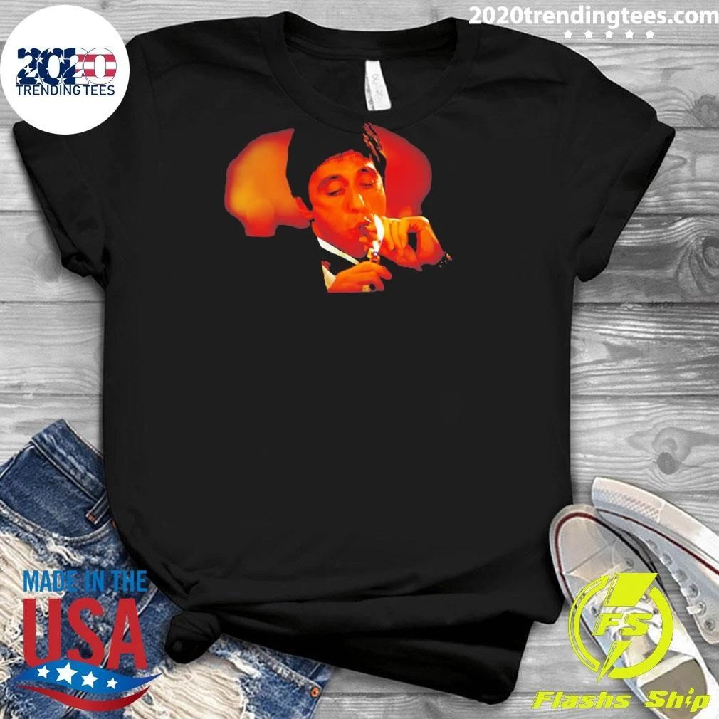 Tony Montana Smoking Cigar Vintage Shirt