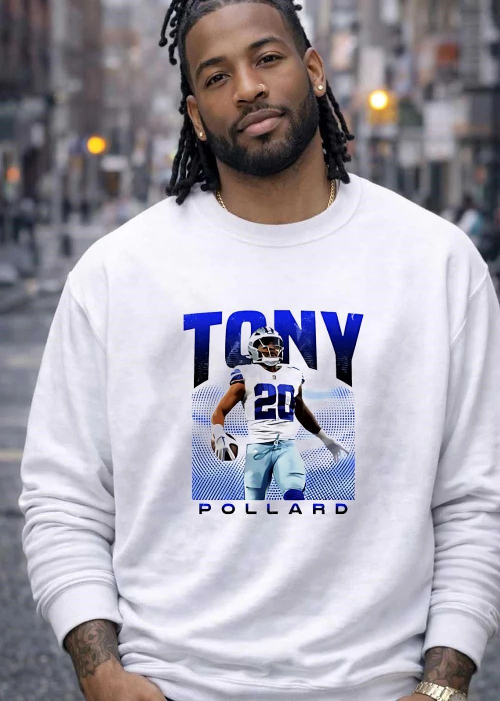 Football Player Tony Pollard Dallas Cowboys Shirt
