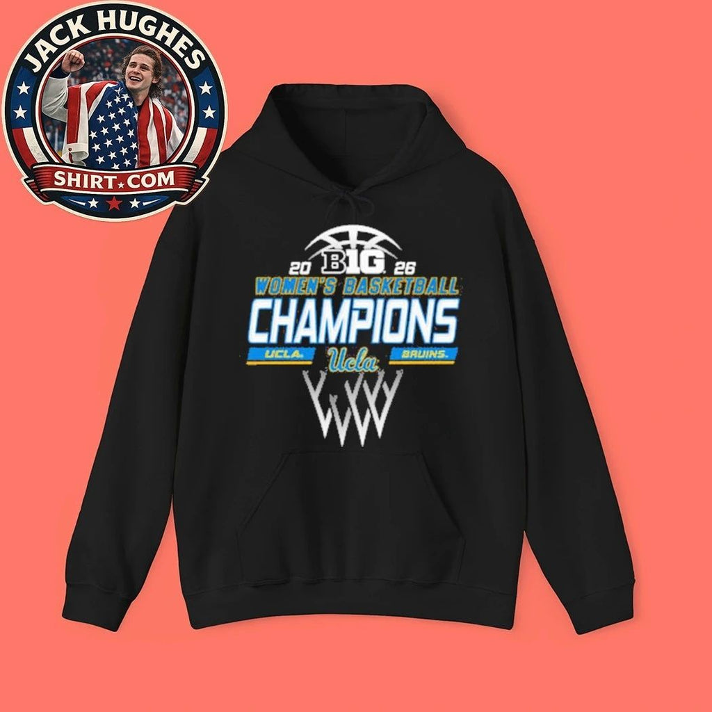 UCLA Bruins 2026 Big Ten Women’s Basketball Regular Season Champions Logo Shirt