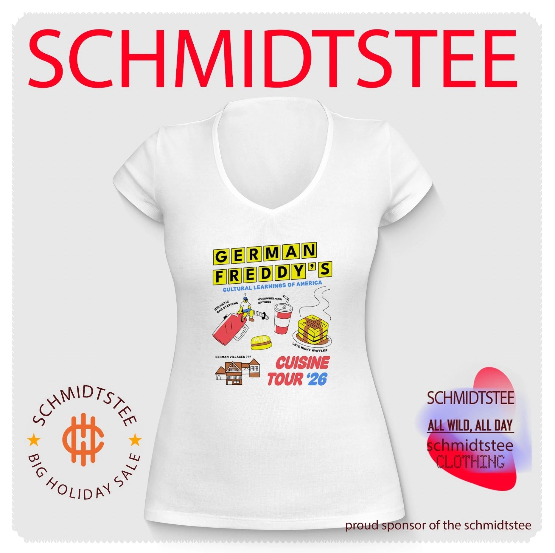 German Freddy’s Cultural Learnings of America Cuisine Tour ’26 Soccer shirt