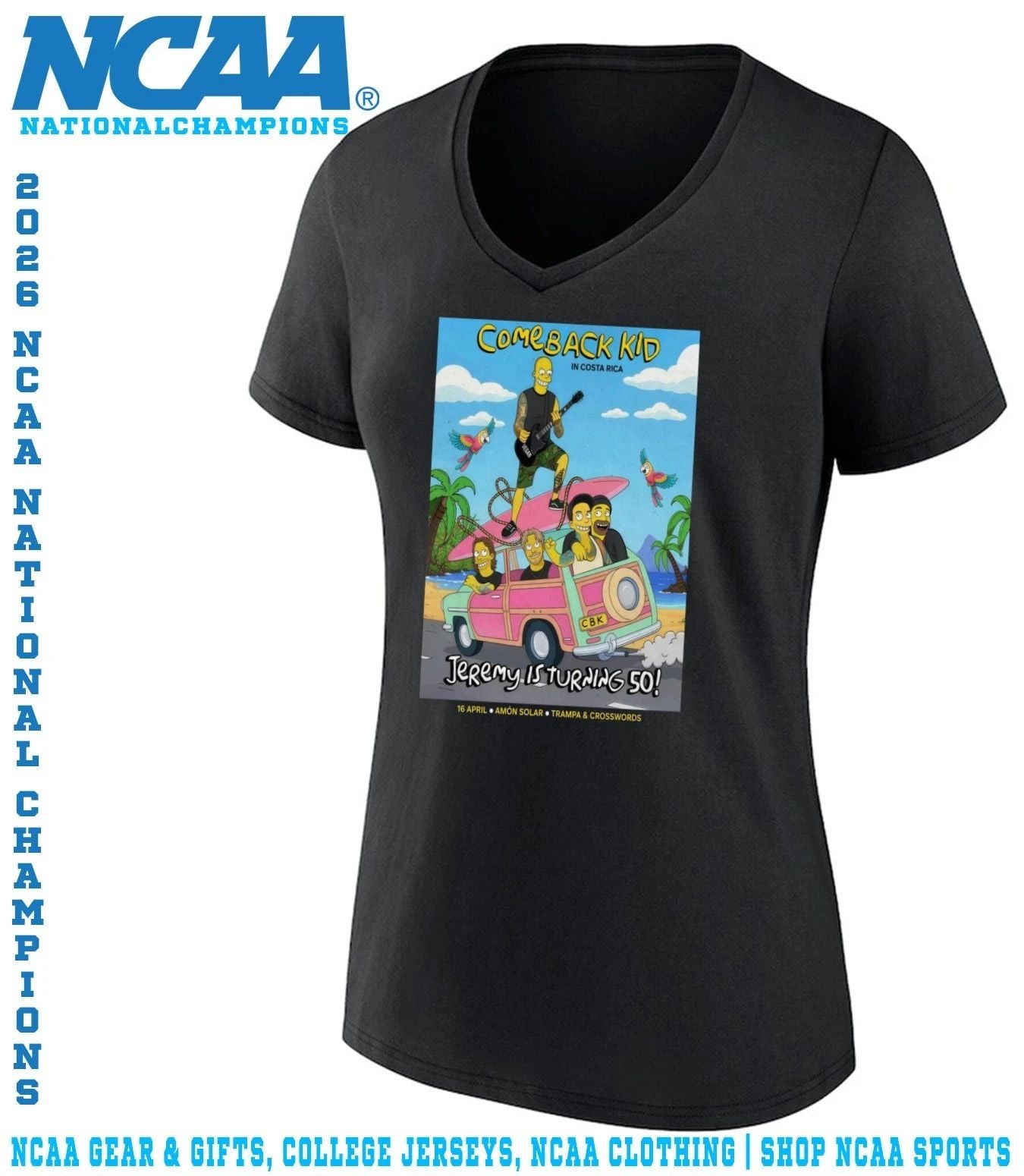 Comeback Kid Apr 16 2026 Amon Solar In San José Costa Rica poster shirt