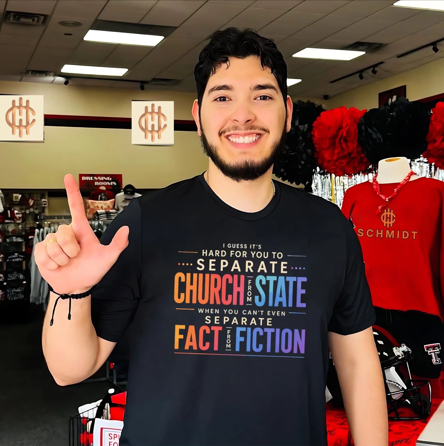 I guess it’s hard for you to separate church from state when you can’t even separate fact from fiction shirt