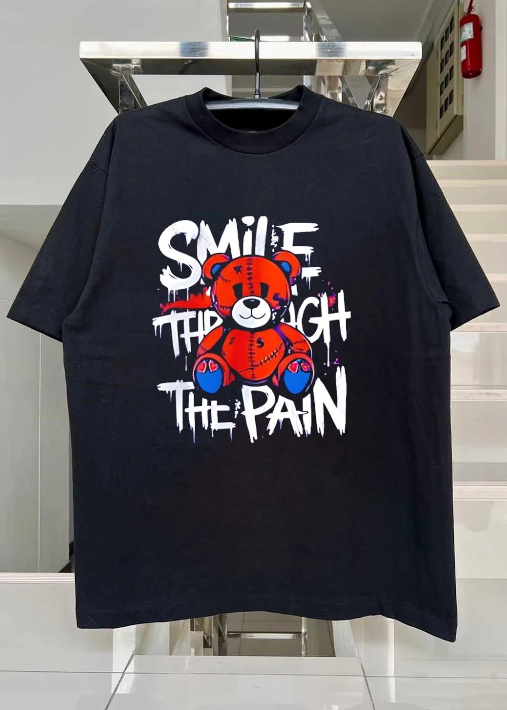 Smile Through the Pain Bear T-Shirt