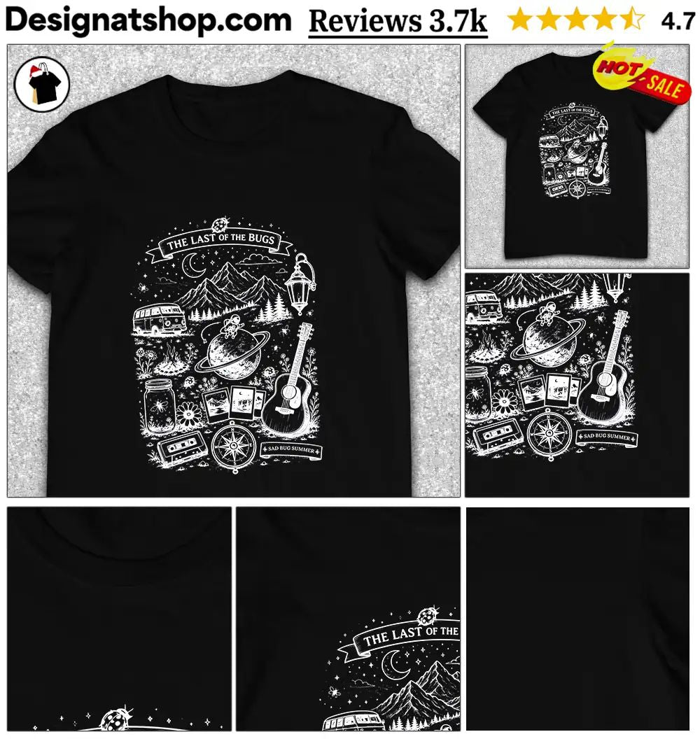 The Last Of The Bugs The Great Divide NK Vintage Concert Sad Bug Summer shirt