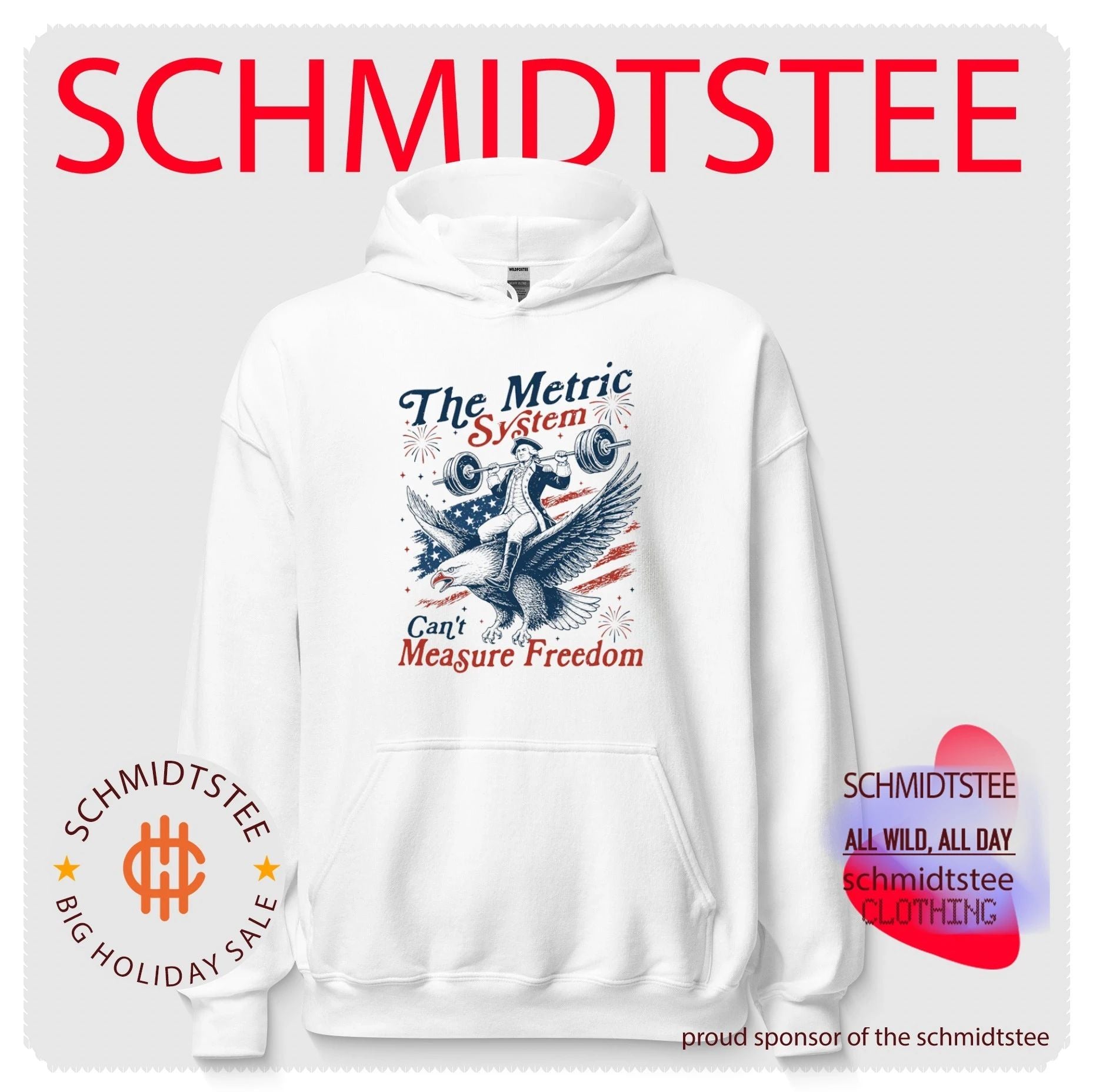 The Metric System Can’t Measure Freedom Eagle USA Flag 250 Anniversary shirt