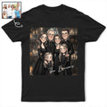 Custom Photo Gothic Portrait Art Family Bestie Pet Lovers - Personalized T Shirt