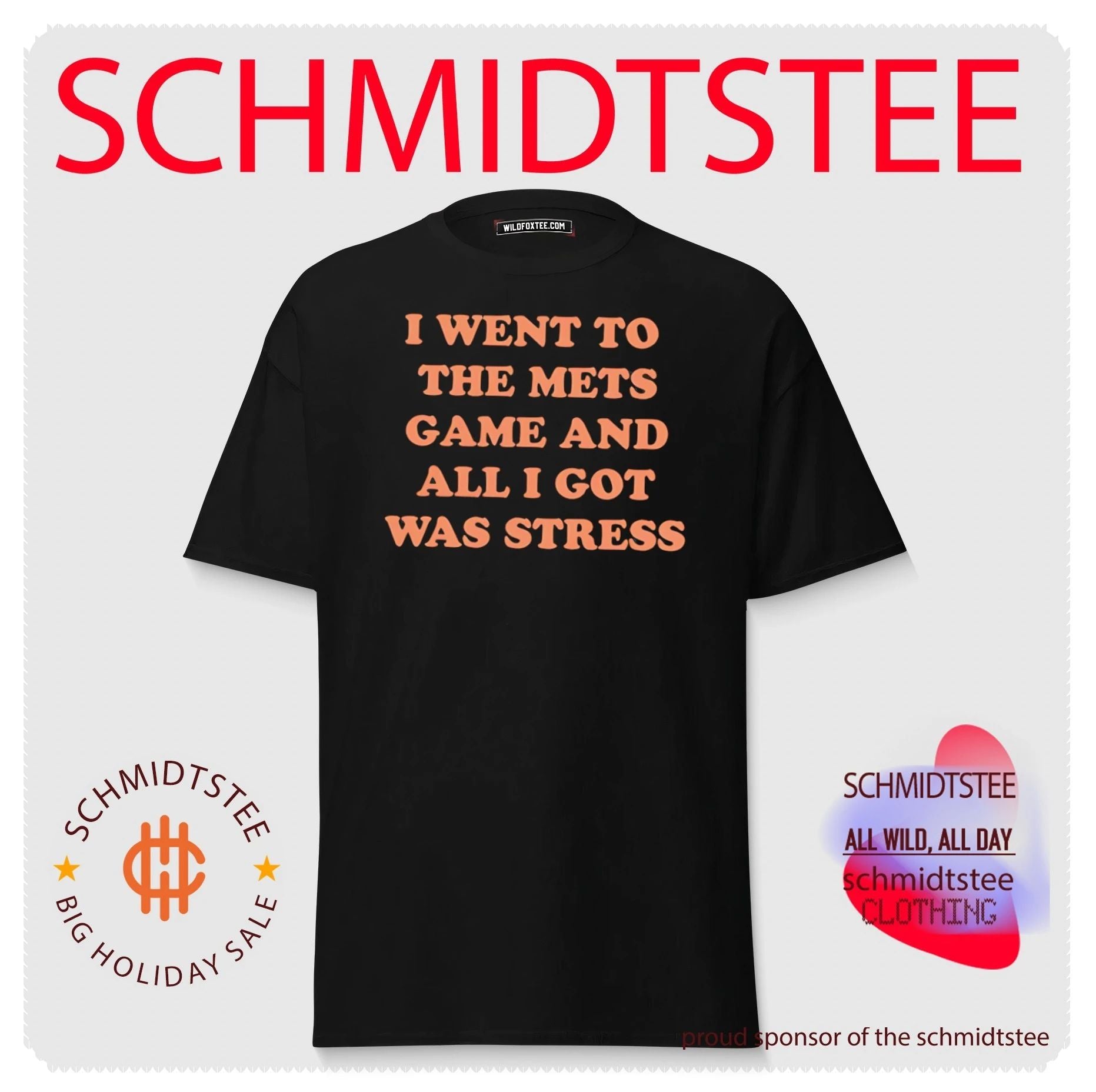 New York Mets I went to the Mets game and all I got was stress shirt