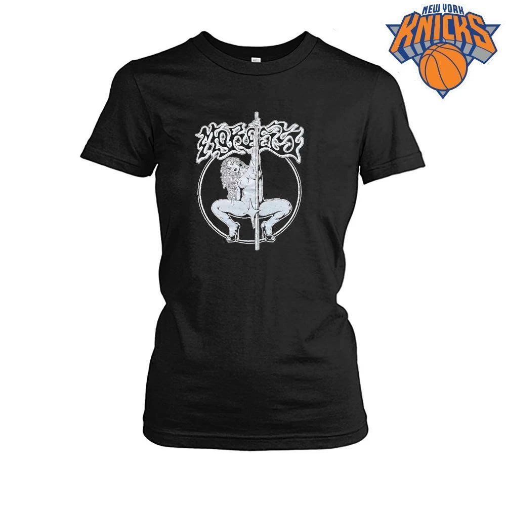 Morose Custom Paint Exotic Pole Dancer Star Circle Graphic shirt