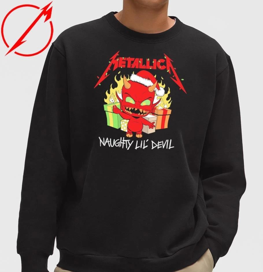Metallica Christmas Naughty Lil’ Devil Holiday T-Shirt