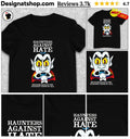 Vampire pride Haunters Against Hate because hate is the scariest thing of all shirt
