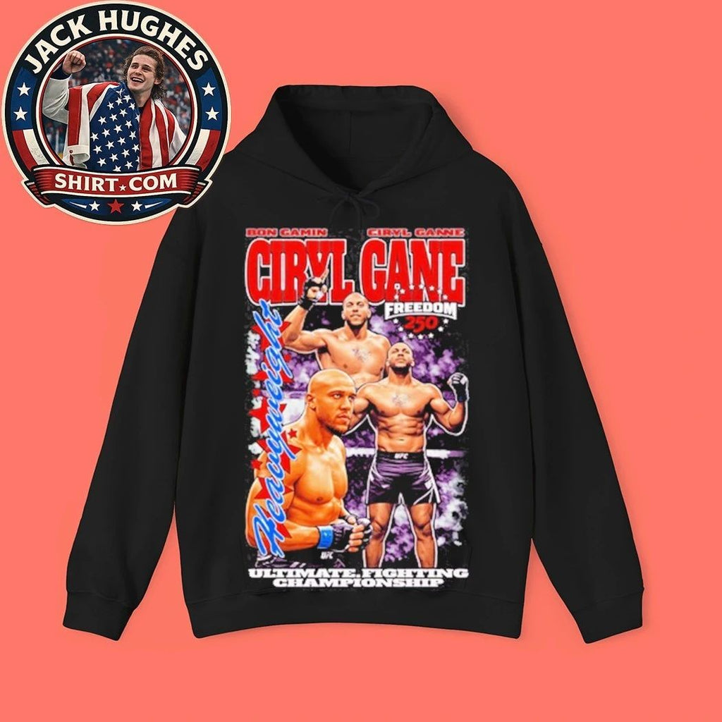 Bon Gamin Paris France Ciryl Gane Ufc Freedom 250 Hoodie