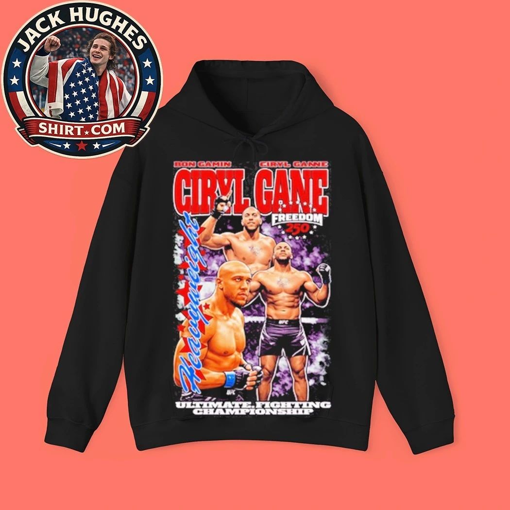 Bon Gamin Paris France Ciryl Gane Ufc Freedom 250 Hoodie