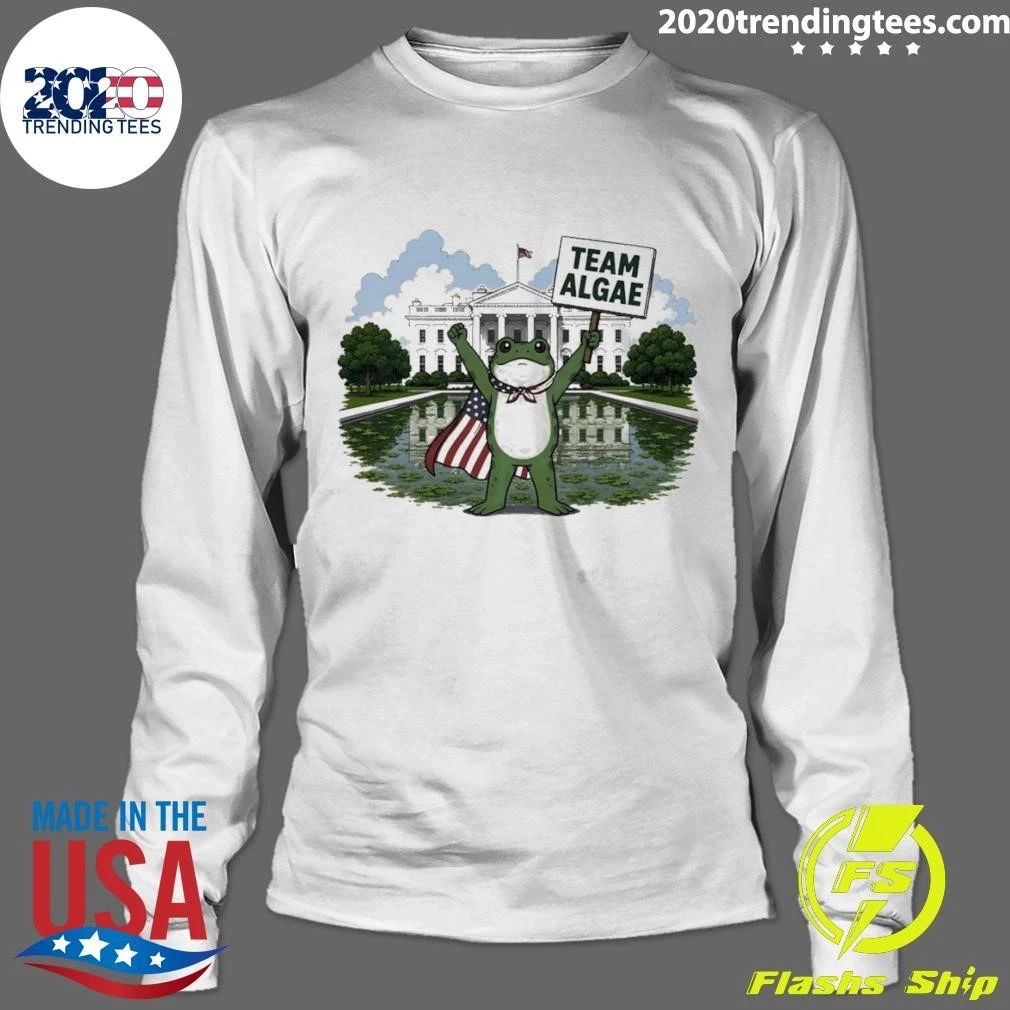 Frog Team Algae Fdt Make Algae Great Again Patriotic American Flag 2026 Shirt