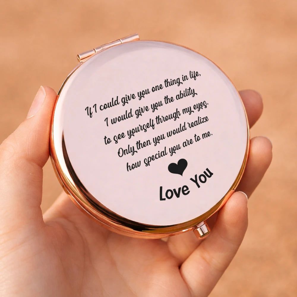 Mother Daughter How Special You Are To Me - Personalized Compact Mirror