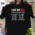Big Boy 4014 Tour America 250th Train Cross Country Tour Shirt