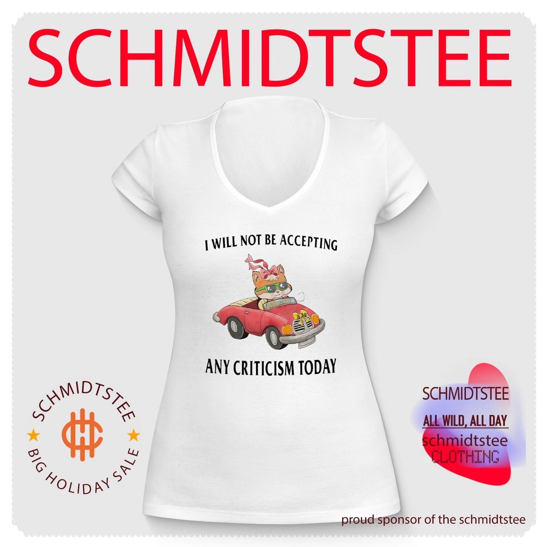 I Will Not Be Accepting Any Criticism Today shirt