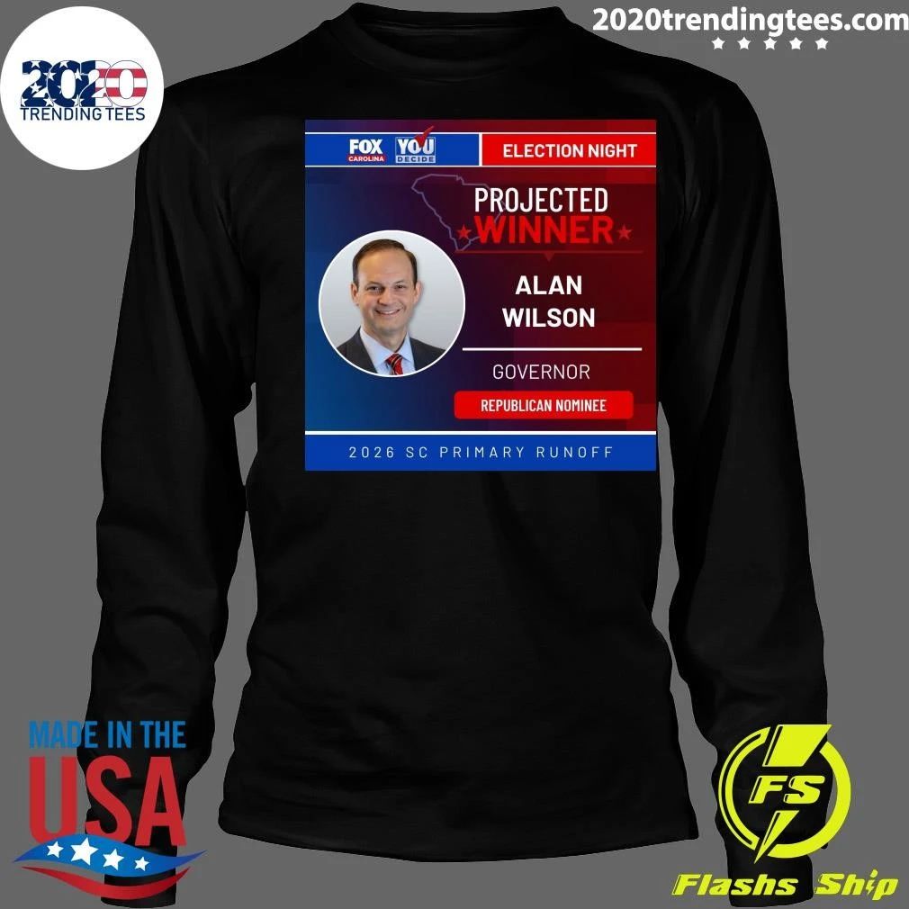 Projected Winner Alan Wilson Governor Republican Nominee 2026 SC Primary Runoff Shirt