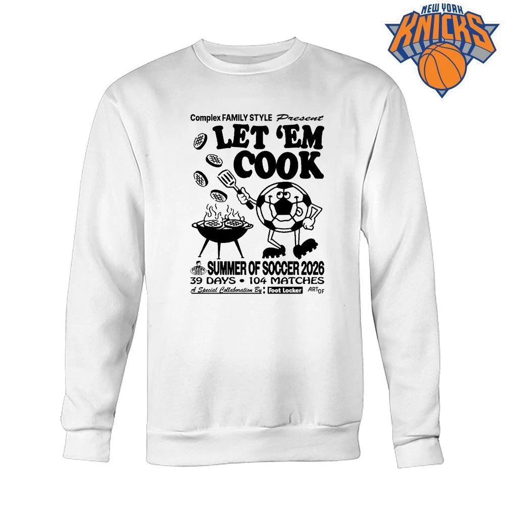 Let Em Cook Summer of Soccer 2026 Collaboration Foot Locker BBQ Soccer Ball Shirt (1)