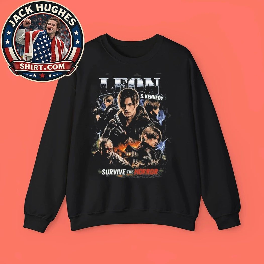 Resident Evil Requiem Leon Kennedy Graphic Shirt