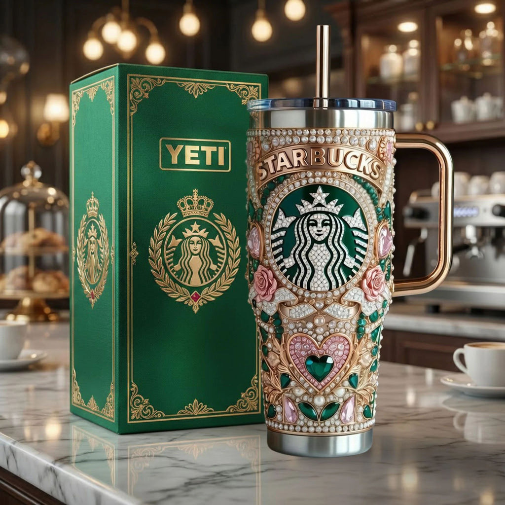 Starbucks Royal Jeweled YETI Tumbler