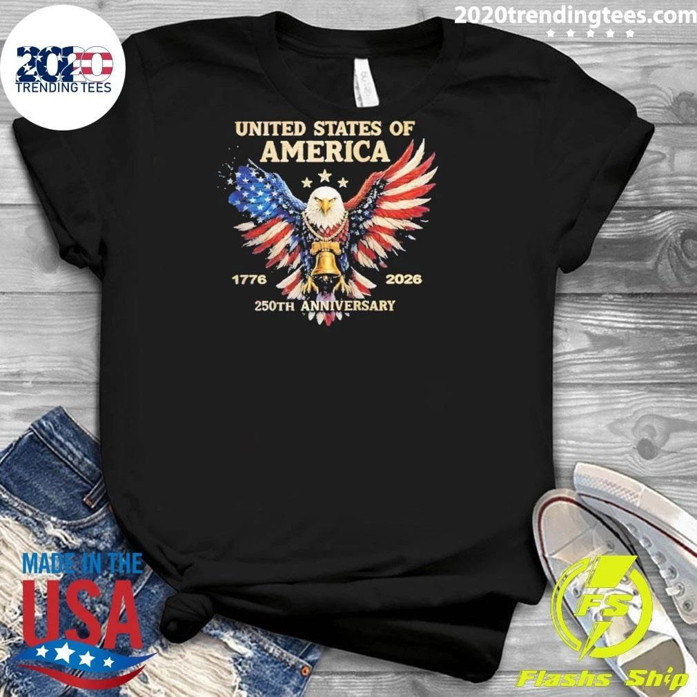 United States Of America 250th Anniversary Usa Independence Day 1776 2026 Shirt