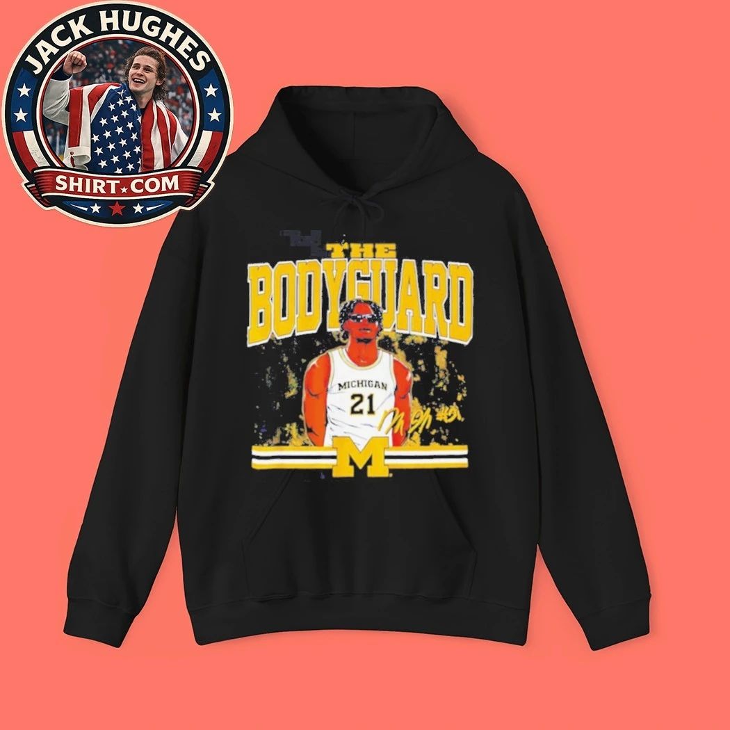The Bodyguard Michigan Basketball 21 Sports Fan Apparel Shirt