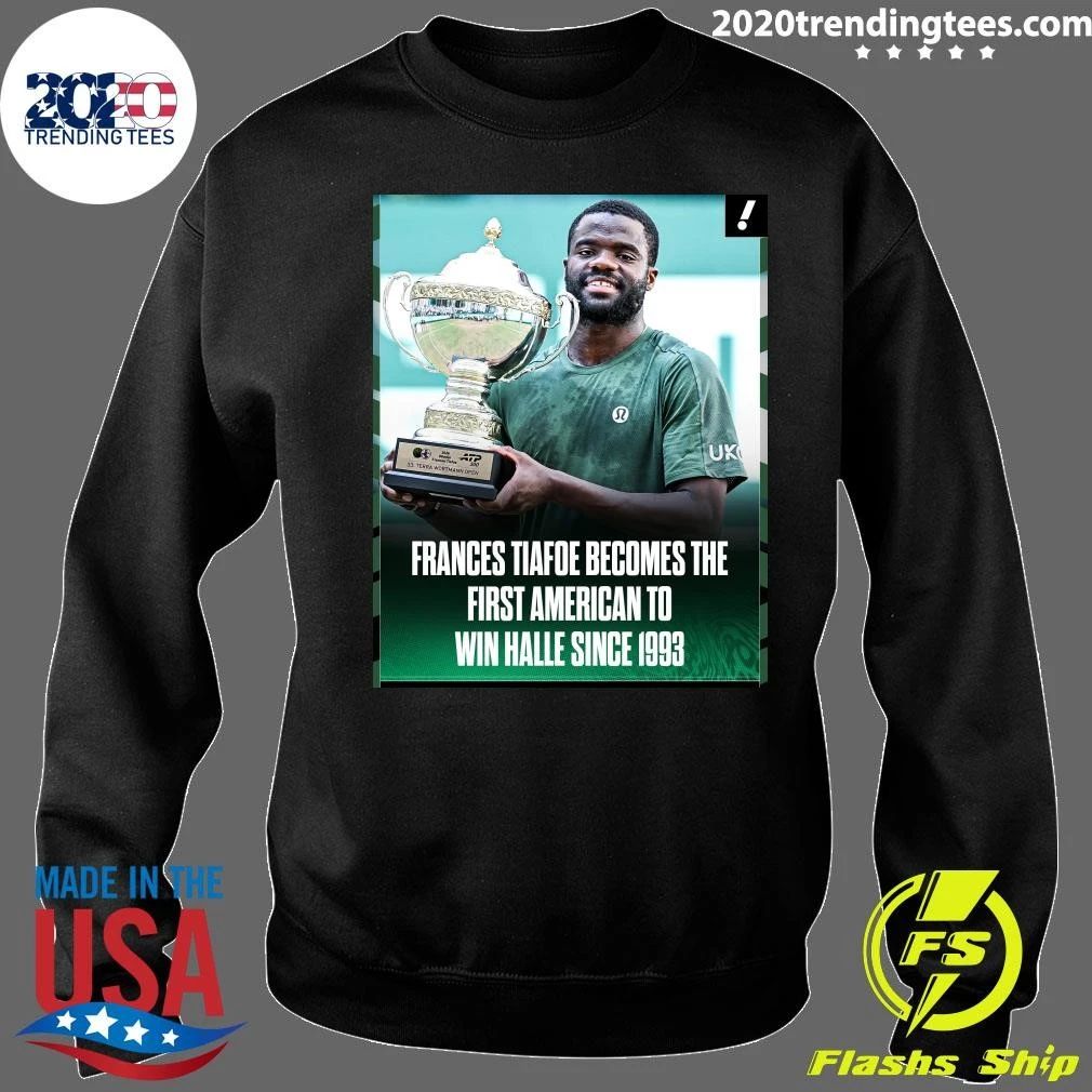 Frances Tiafoe Becomes The First American To Win Halle Since 1993 Shirt