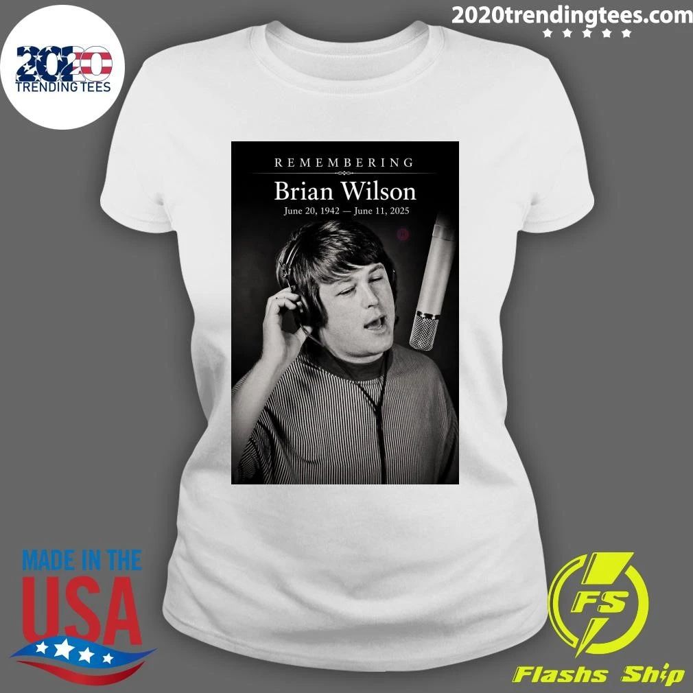 Remembering Brian Wilson June 20, 1942 — June 11, 2025 Shirt