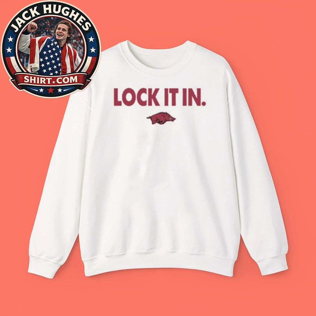 Lock It In Arkansas Razorbacks Shirt – Arkansas Fan Game Day Graphic T-Shirt