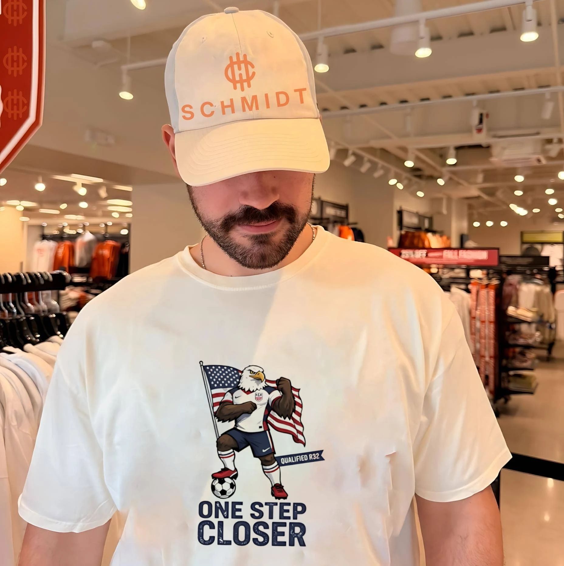 USA World Cup 2026 qualified round of 32 one step closer mascot shirt