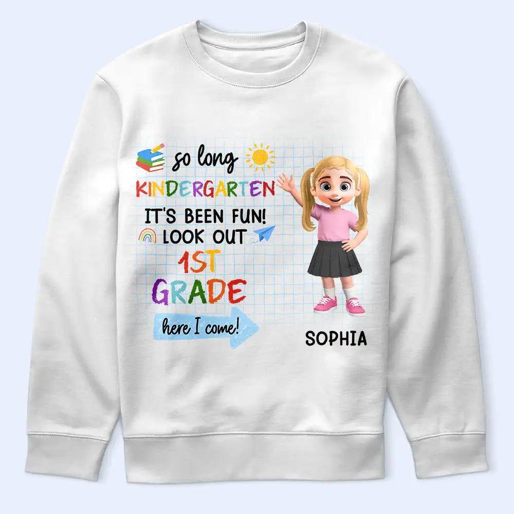 Here I Come Kids Back To School - Personalized T Shirt