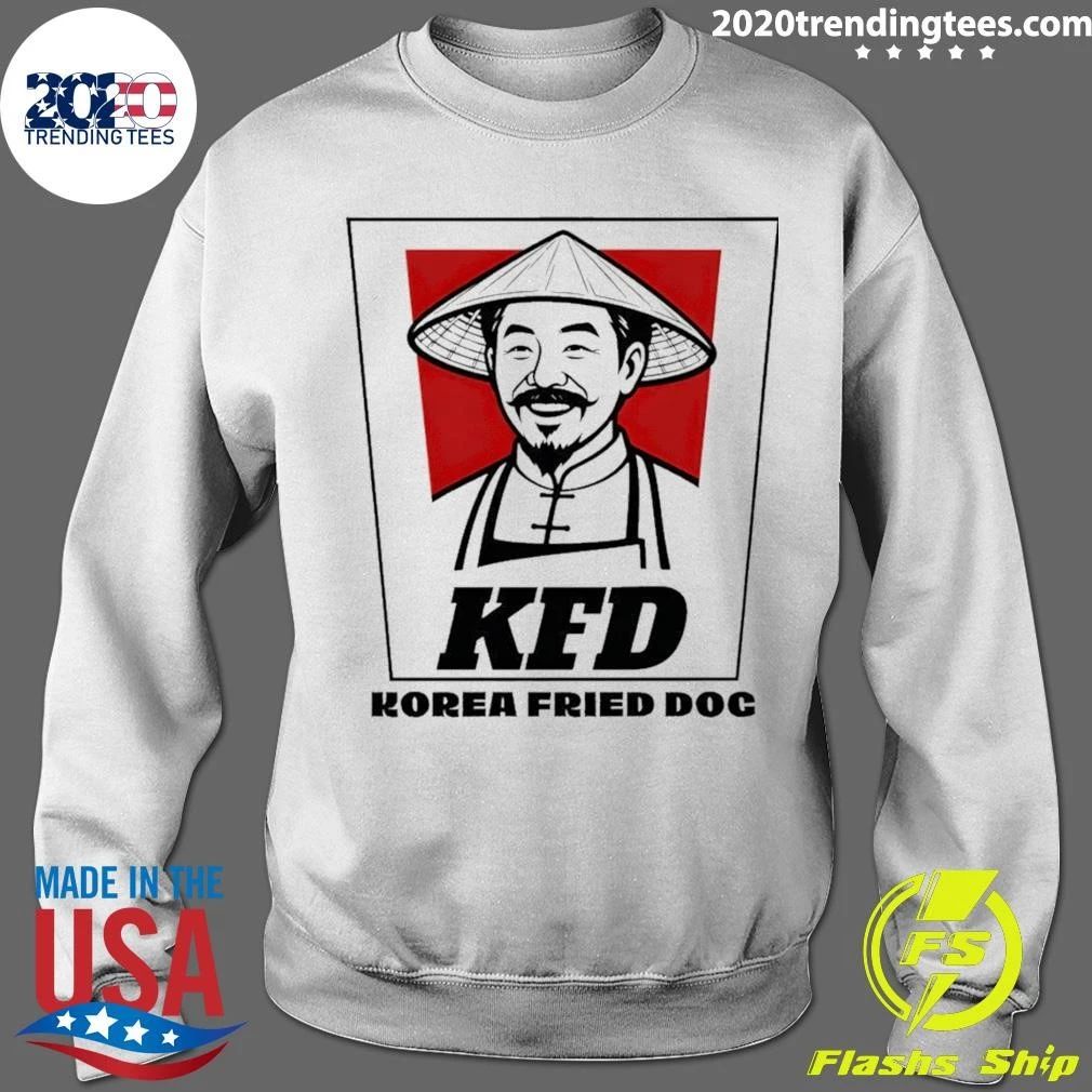 Kfd Korea Fried Dog Kfc Parody Logo Shirt