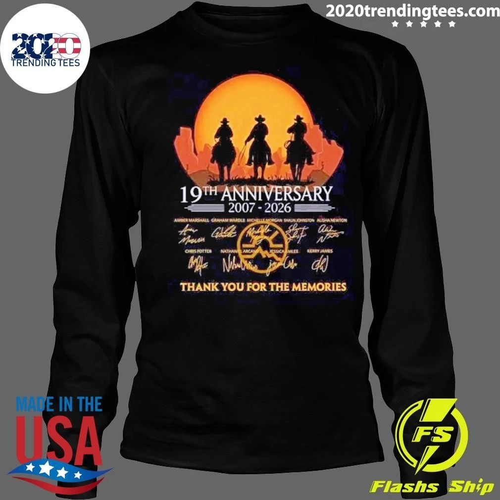 Heartland 19th Anniversary 2007-2026 Thank You For The Memories Signature Shirt