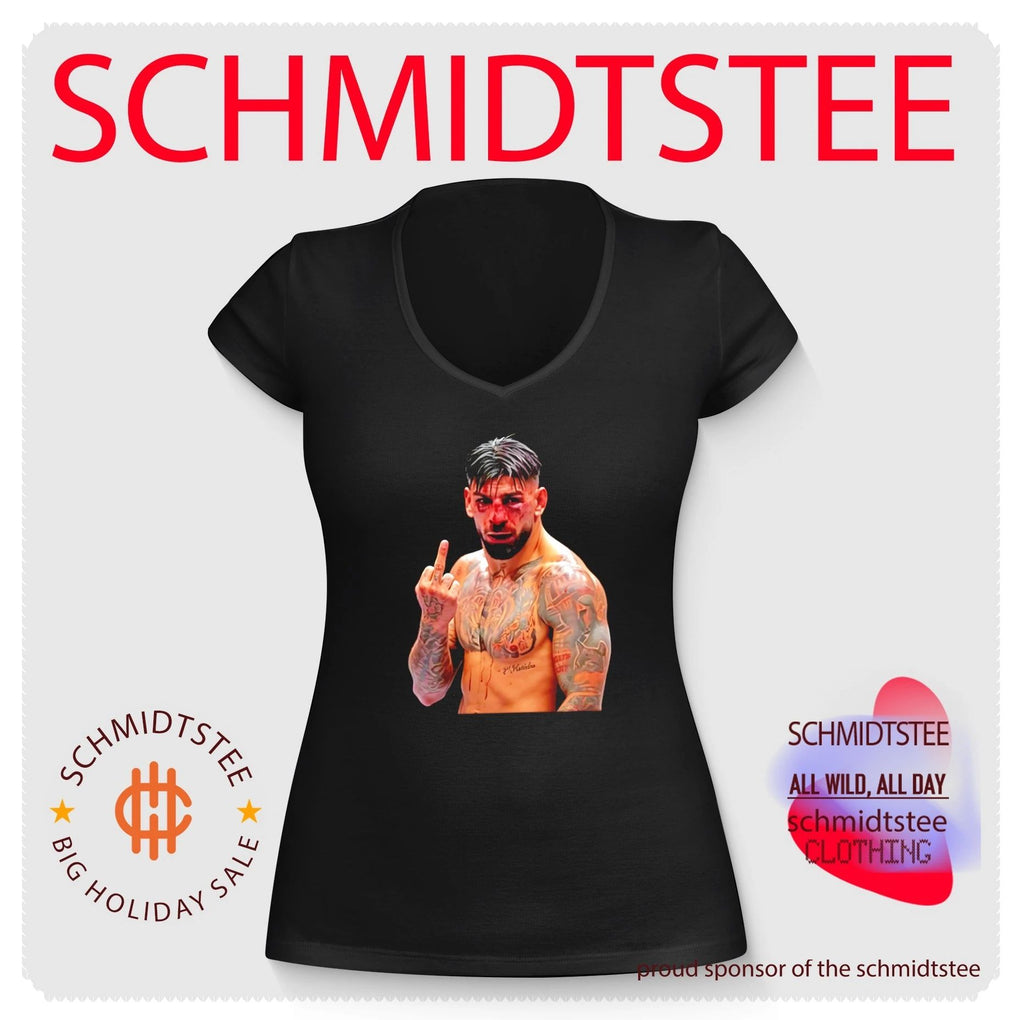 Ilia Topuria UFC Fighter MMA Mixed Martialmiddle finger shirt