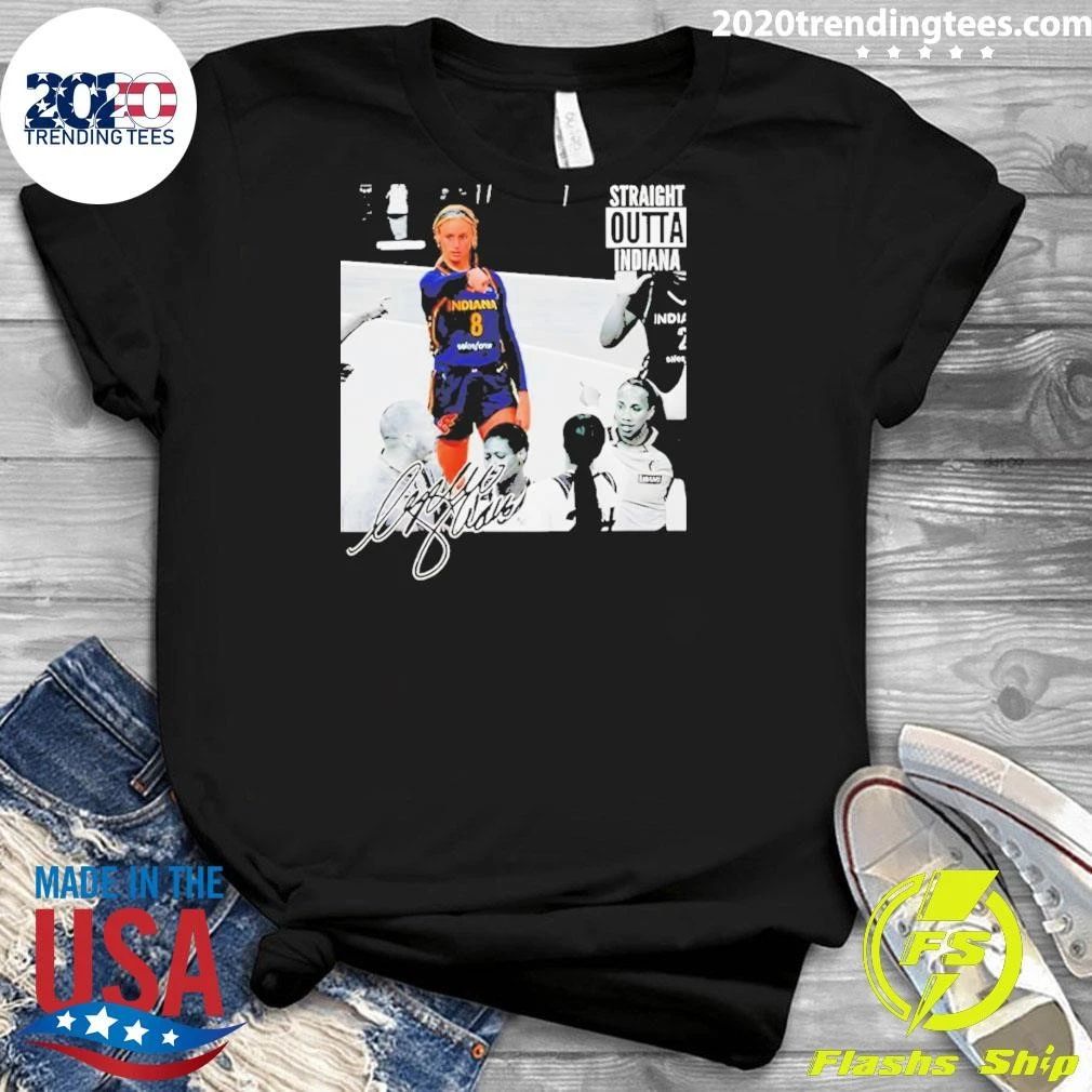 Sophie Cunningham Point God Straight Outta Indiana Indiana Fever Wnba Basketball 2026 Signature Shirt