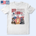 Red White Meow - Personalized T Shirt