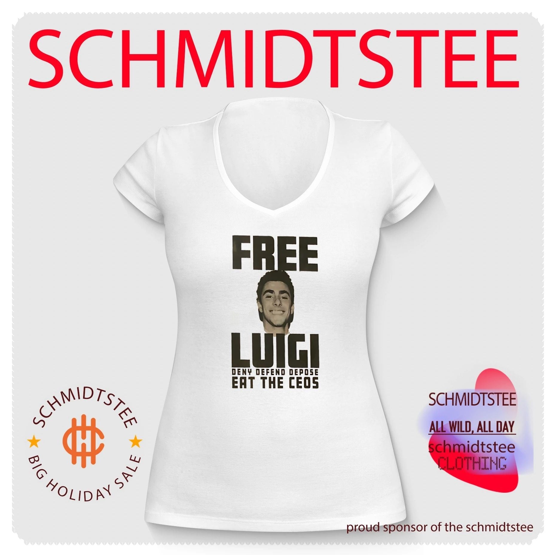 Free Luigi deny defend depose eat the CEOs poster shirt